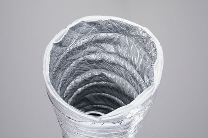 6 in x 25 ft. VENTUS Polyethylene Insulated Fully Laminated Aluminum Felxible Air Duct R0.8