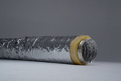 4 in x 25 ft. SKY Insulated Flame-Retardant Aluminum Flexible Air Duct R6